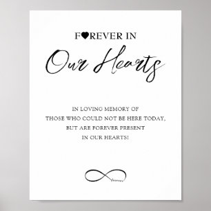 Modern Forever In Unseren Herzen In Liebevolle Eri Poster