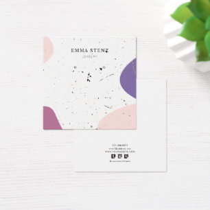 Modern formatierte Earring Square Display Card
