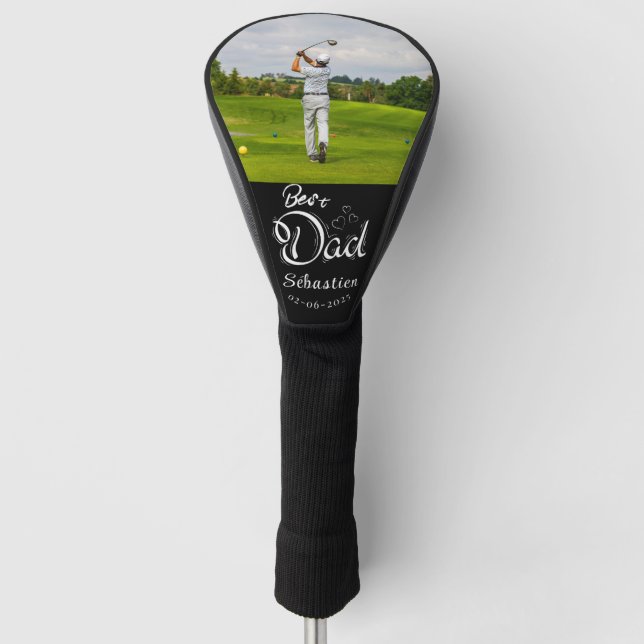 Modern Foto Best dad Golf Head Cover Golf Headcover (Vorderseite)