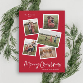 Modern Foto Collage Frohe Weihnachten