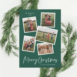 Modern Foto Collage Frohe Weihnachten