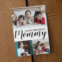 Modern Foto Collage Mommy Birthday