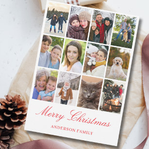 Modern Foto Collage Weihnachten