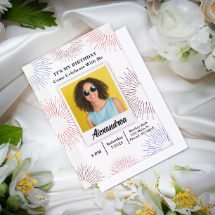 Modern Foto Geburtstagsparty Fusion Celebration