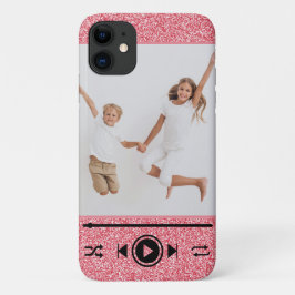Modern Foto Rose Gold Girl Glitzer Case-Mate iPhone Hülle