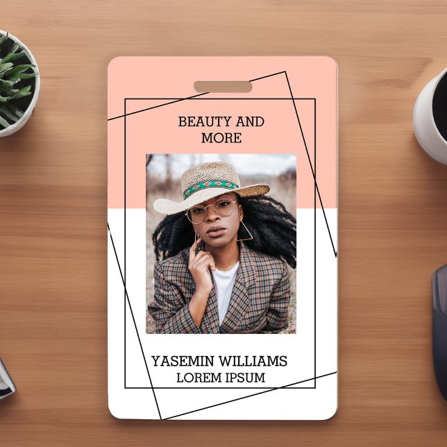 Modern Foto Studio Business ID Card Ausweis (Von Creator hochgeladen)