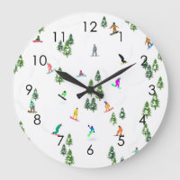 Modern Freeride Snowboarder Snowboarder Kunst