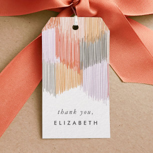 Modern Fringe Geschenkanhänger