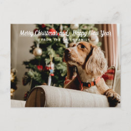 Modern Frohe Weihnachten & Happy New Year Foto Car