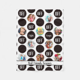 Modern Fun BEST FRIENDS Foto Polka Dot SM Fleecedecke