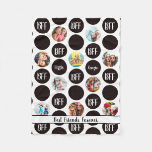 Modern Fun BEST FRIENDS Foto Polka Dot SM Fleecedecke