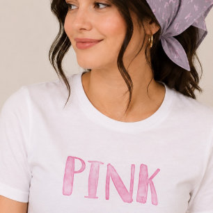 Modern Fun Blasses Wasserfarben-Rosa  Tri-Blend Shirt