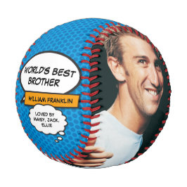Modern Fun Cool Brother Comic Book Foto Baseball