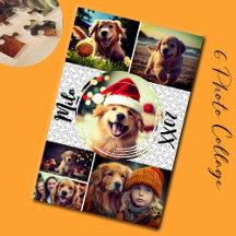 Modern Fun Furry Friend 6 Foto Collage