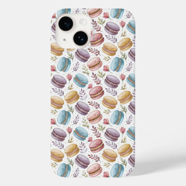Modern Fun Sweet Macaroons Case-Mate iPhone Hülle (Rückseite)