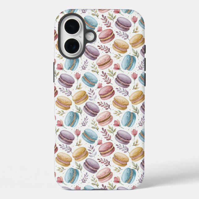 Modern Fun Sweet Macaroons Case-Mate iPhone Hülle (Rückseite)