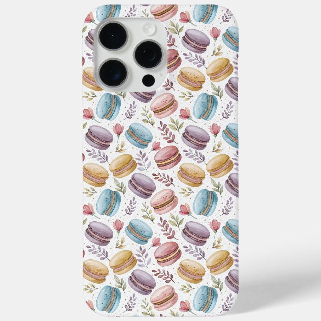 Modern Fun Sweet Macaroons Case-Mate iPhone Hülle (Rückseite)