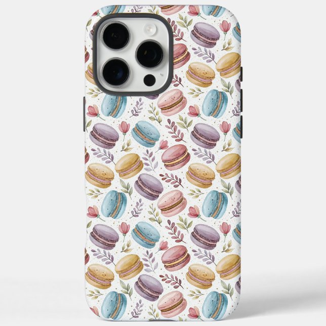 Modern Fun Sweet Macaroons Case-Mate iPhone Hülle (Rückseite)