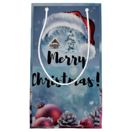 Modern funny cute Christmas reindeer Kleine Geschenktüte