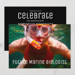 Modern Future Career Foto Abschluss Einladung