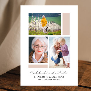 Modern Gallery Memorial Program Programm