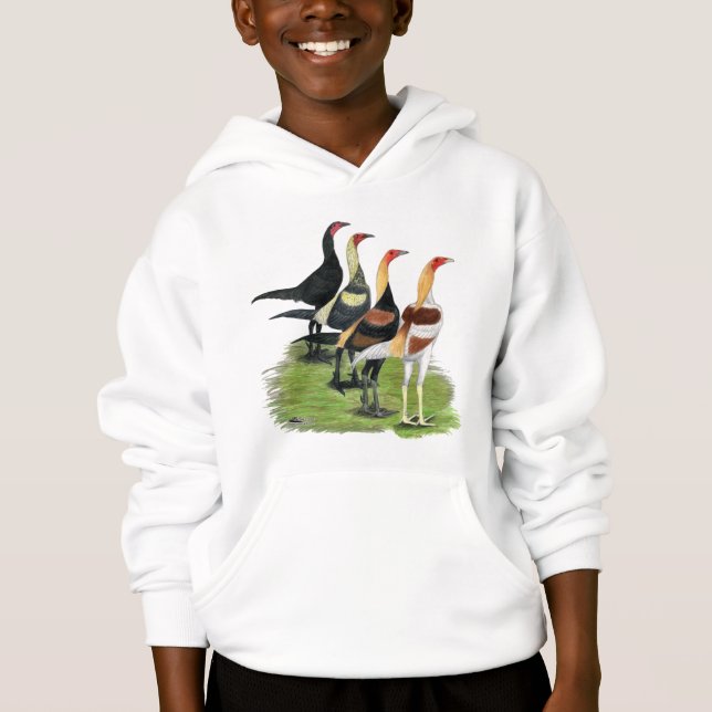 Modern Game Quartett Hoodie (Vorderseite)