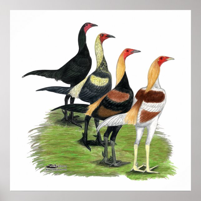 Modern Game Quartett Poster (Vorne)