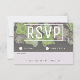 MODERN Garden Hellebore Holz und weiße RSVP Karte