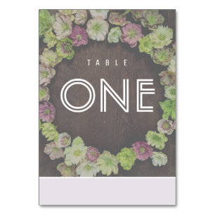 MODERN Garden Hellebore Tischnummer