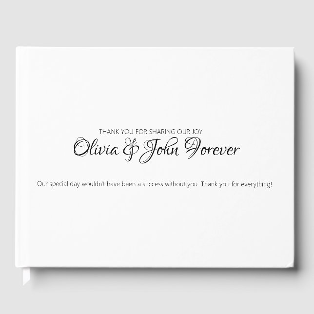 Modern Gästebuch (Vorderseite)