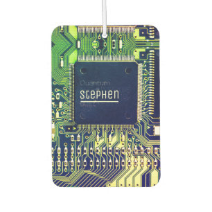 Modern gedruckte Leiterplatten - Design Name Geeky Autolufterfrischer