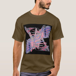 Modern Geometric Abstract Men’s Art Tee