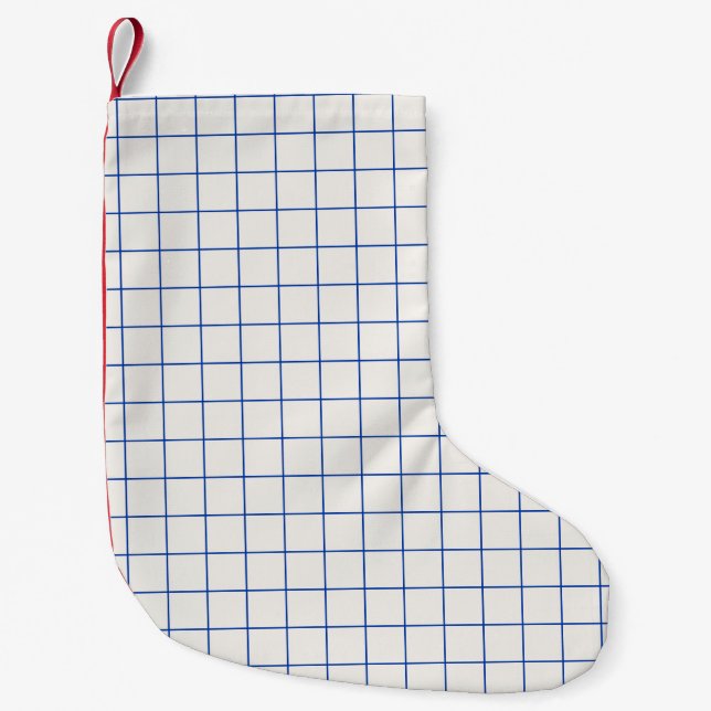 Modern geometric abstract pattern design with simp kleiner weihnachtsstrumpf (Vorderseite)