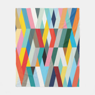 Modern Geometric Chiffon Scarf Fleecedecke