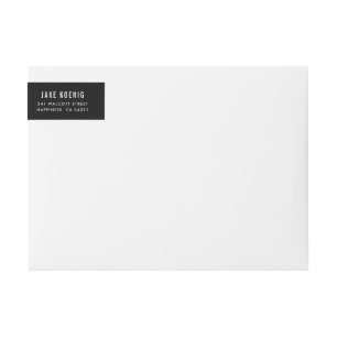 MODERN GEOMETRIC Diamantenmuster trendig fett schw