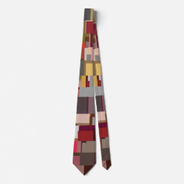 Modern Geometric Fabric Design Krawatte