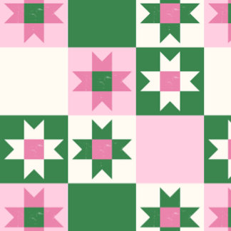 Modern Geometric Gift Wrapping Paper – Pink & Gree Geschenkpapier