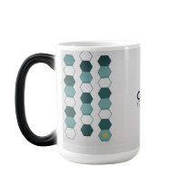 Modern Geometric Hexagon Pattern Mug