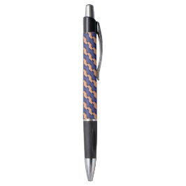 Modern Geometric Interlocking Pattern Custom Pen Kugelschreiber