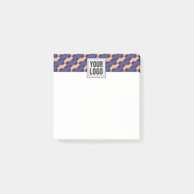 Modern Geometric Interlocking Pattern  Post-it Klebezettel (Vorderseite)