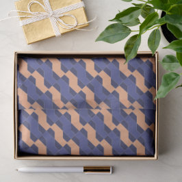 Modern Geometric Interlocking Pattern  Seidenpapier