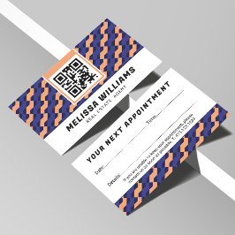 Modern Geometric Interlocking Pattern  Terminkarte