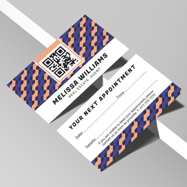 Modern Geometric Interlocking Pattern  Terminkarte (Von Creator hochgeladen)