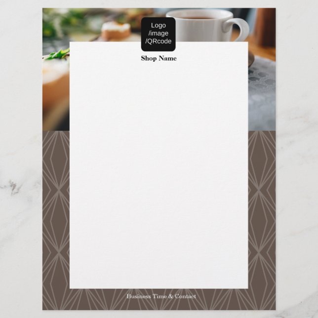 Modern Geometry Brown Flyer (Vorne)