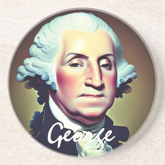 Modern George Washington Getränkeuntersetzer (Vorne)