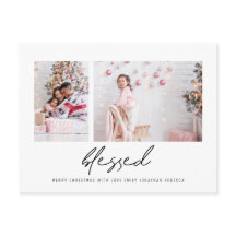 Modern gesegnet 2 Foto Weihnachten