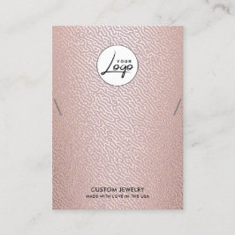 Modern gestaltete Logokarte für Armbänder Visitenkarte