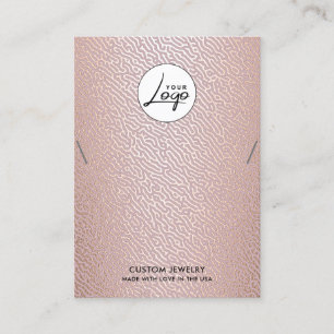 Modern gestaltete Logokarte für Armbänder Visitenkarte