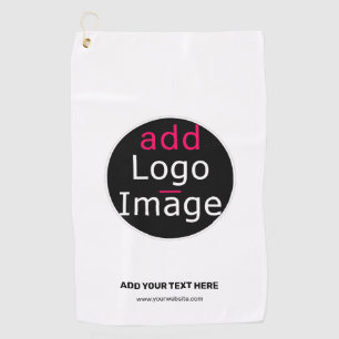 Modern gestaltetes Logo mit individuellem Design i Golfhandtuch