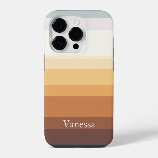 Modern gestreift iPhone hülle (Rückseite)